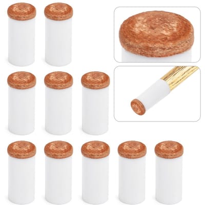5 PIÈCES Embouts de Queue de Billard Viroles en Plastique Dur pour Manche de Queue Tête de Queue de Billard Diamètre Extérieur 12 MM   13 MM 13mm & 10pcs