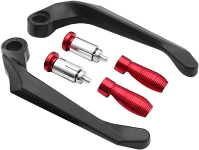 Remhendel Beschermers - Stuurbescherming Motor - Motorfiets Veiligheid - Universele Pasvorm - 7/8 Inch Stuur - Rood