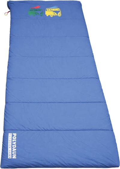 Polydaun Beach house - kinderslaapzak - junior slaapzak - VAN - GRS Isocraft® vulling - blue - 70x160 cm