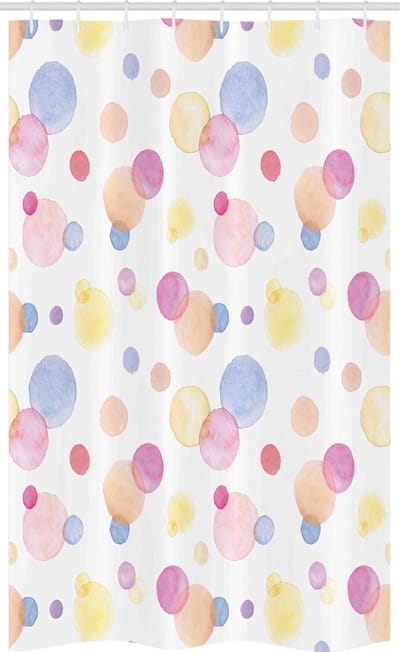 ABAKUHAUS Stall_38090 120x180 Douchgordijn – Pastel Aquarel Puntjes