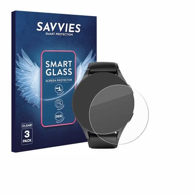3 Stuks Savvies Screenprotector - geschikt voor Hama 8900 (42 mm) - beschermfolie glas transparant