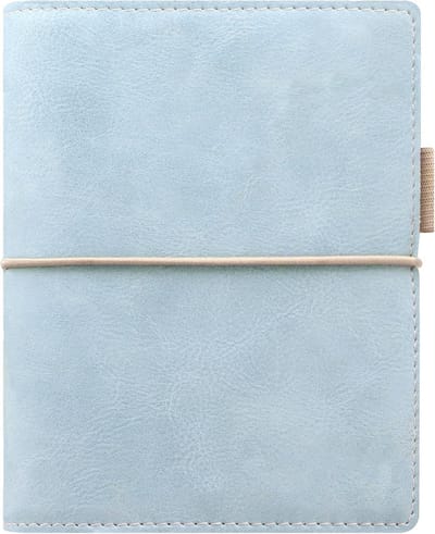 Weekplanner Pocket Organizer Soft Imitatieleer Lichtblauw met 2025 Agenda