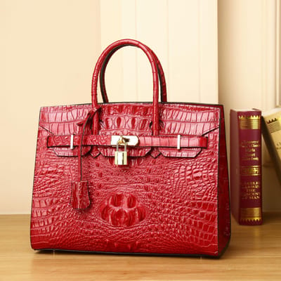 Handtas voor dames van leer met krokodillenpatroon, High-end en modieuze grote tas, Veelzijdig, Crossbody platina tas, Casual damestas