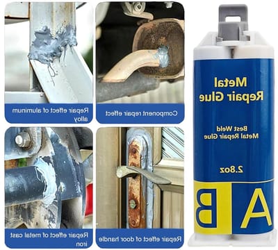 Krachtige metaallijm van 80g voor het hechten van metaal, kunststof, hout en keramiek - ideaal voor het repareren van scheuren en breuken