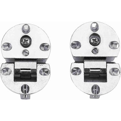 2 Pièces Charnières de Porte à Rabat 90 Degrés en Alliage de Zinc Cuisine Chambre Placard Meuble Quincaillerie