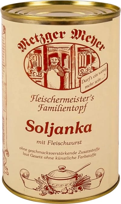 Soljanka (met vlees) – kant-en-klare opwarmsoep, 1,16 kg