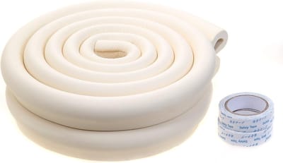 12.2ft U-vormige Hoekbeschermer van Extra Dikke Schuim, Kindveilig voor Tafelranden en Meubels, Veiligheidsstrip voor Kinderen en Senioren, Antiknallende Bumperstrips