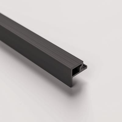 Barnwoodweb WPC Startprofiel Lichtgrijs – 270 × 2,6 × 4,9 cm - Startprofiel voor WPC Buitenpanelen Lichtgrijs