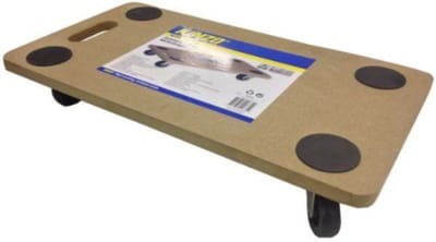 Benson Verhuis trolley/hondje - meubelroller - met handvat - MDF - 200 kg - 58 x 30 cm