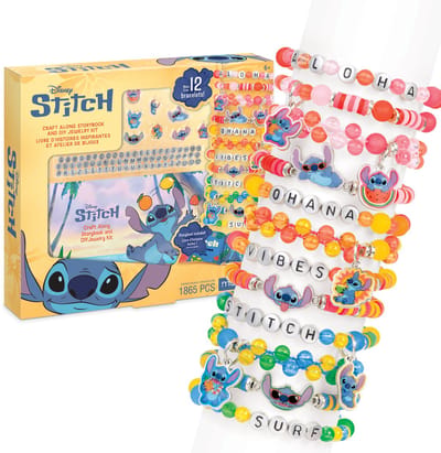 Make it Real - Disney Stitch Knutsel Verhalenboek & DIY Sieradenset