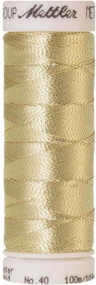 AMANN METALLIC GAREN, GOUD, 100M, Col. 0496, PER KLOSJE.