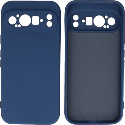 Hoesje Geschikt voor de Google Pixel 9 Pro XL - Fashion Backcover Hoesje - Colorful Telefoonhoesje - Navy