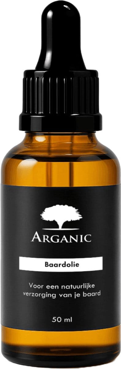 Arganic Baardolie - 50 ml - Natuurlijke Baardverzorging - Voor Zachte, Gezonde Baard & Glans