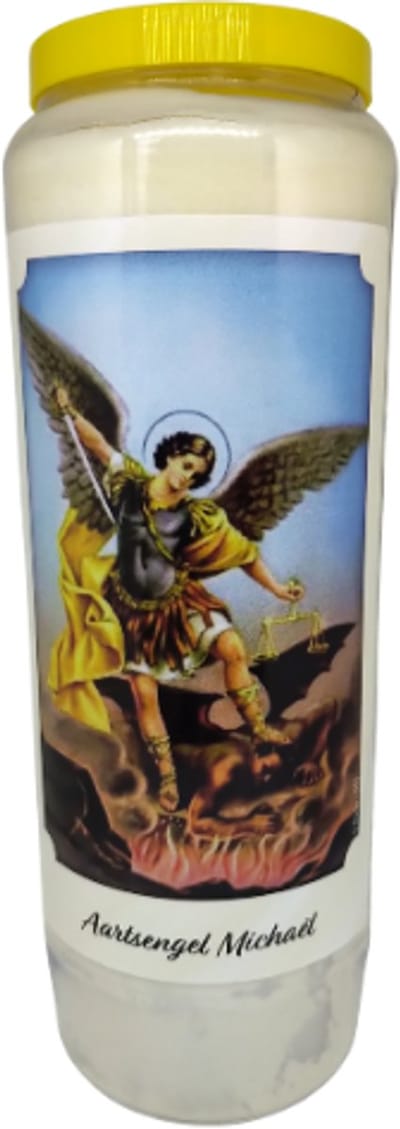 Noveenkaars aartsengel michael - 9 dagen brander - set van 5 stuks