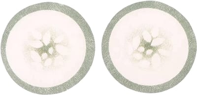 100 stuks Wegwerp Oogpads – Masker en Scrub Reinigingspads met Komkommer Print voor Oogverzorging