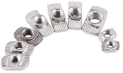 Dailygoods- T-stuk Koolstofstaal Verzinkt - Bevestigingsmateriaal Schaduwdoek - T-stuk Wasmachine/Droger Afvoer - 50 Stuks - Duurzaam en Roestbestendig