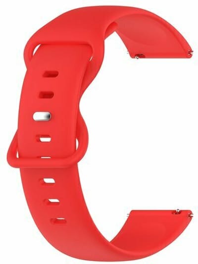 By Qubix - 20mm - Solid color sportband - Rood - Geschikt voor Huawei watch GT 2 (42mm) - Huawei watch GT 3 (42mm) - Huawei watch GT 3 Pro (43mm)