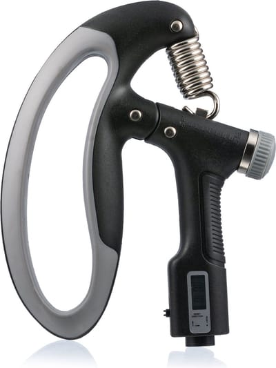 Gymtek® Verstelbare Handtrainer, Handknijper, Grip Trainer, Onderarm Trainer - weerstand 10-100 kg - Telfunctie