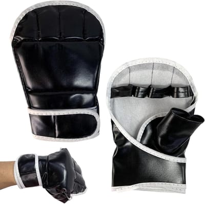 Vechtsport Handschoenen - Sparring Handschoenen - Intensieve Training - Ademend Ontwerp - 205 x 14 cm - Zwart