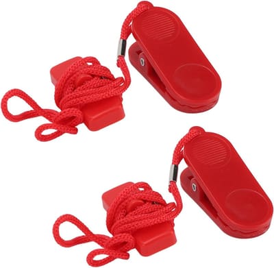 Loopband Veiligheidssleutel - Veiligheidsschakelaar Loopmachine - Veilig Trainen - Magnetische Zuigkracht - 14x35mm - Zwart