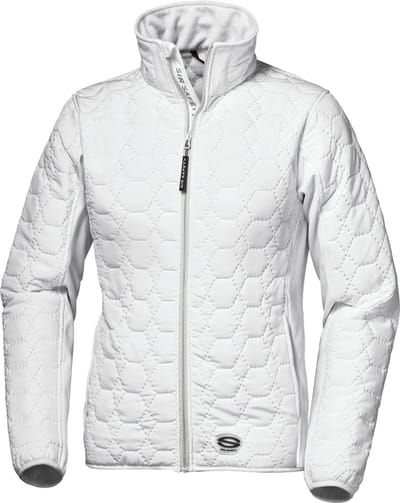 SIR SAFETY THERMO LADIES Softshell Werkjas DAMES Veiligheidsjas Wit - Winddicht - Gevoerd - Elastische Boorden