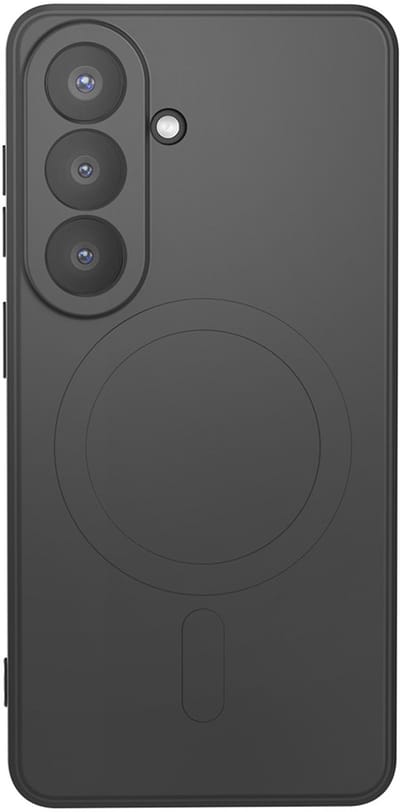 Bigben Connected, Hoesje geschikt voor Galaxy S26 - Flexibel Siliconen Soft Touch Magnet, Zwart