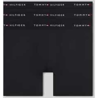 Boxershort met elastische band met logo in set van 3