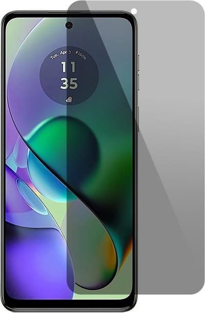 Coverup Screen Protector - Geschikt voor Motorola Moto G54 Screen Protector - Coverup Privacy Tempered Glass - Transparant