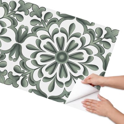 Coloray Meubel Wrap Folie - Groente Meubelfolie - 65x130 cm - Wrapfolie Keuken Boho-ornamenten - Decoratiefolie - Boho Meubelfolie - Meubel Wrap Folie - Woonkamer decoratie - Bloemen en planten