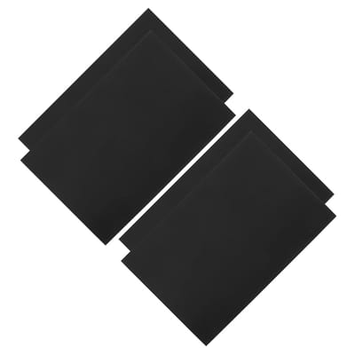 Aluminium Gravureplaten - Metalen Borden - Naamplaatjes Maken - Lasergraveerbaar Oppervlak - A4 Formaat - Zwart