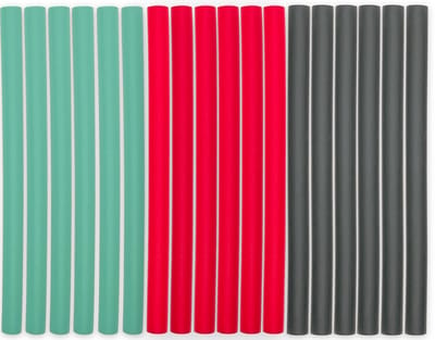 Golden crown - Papilottenwikkelaars - Krullend haar - Krullen zonder hitteschade - Meerkleurig - Kappersbenodigdheden - Voor alle haartypes - Set van