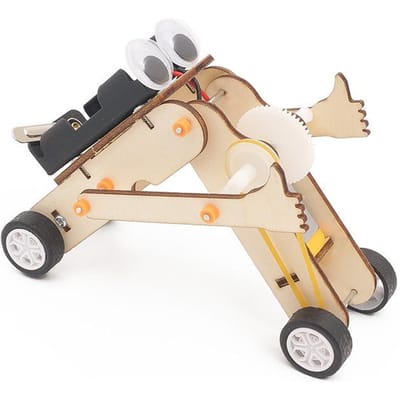 Kinderen Doe-het-zelf Robot Assemblage Model Educatief Materiaal Kits Wetenschappelijk Experiment Technologie Speelgoed Puzzel Geverfde Speelgoedjes voor Kinderen