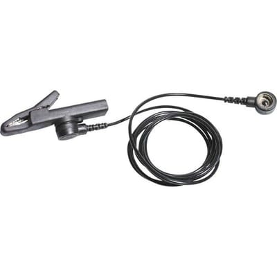 BERNSTEIN Tools for Electronics 9-343 ESD-aardingskabel 1.50 m Drukknop 10 mm, Krokodilklem