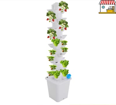 Mura Slimme Plantenbak - Bloempot - Plantenbak - Plantenstandaard - Plantenrek - Plantenpot - Automatisch Watersysteem - 45Planten