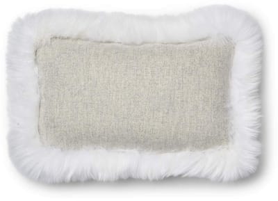 Sheepskin House - Wollen Kussen - LW rand - 34x52 cm