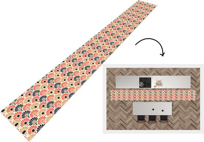 Keukenloper 400x50 cm - Keukenmat vinyl Bloemen - Japan - Patronen - Keukenmatten loper - Keuken vloerkleed tapijt