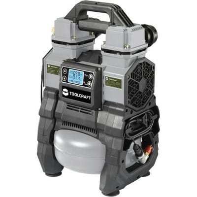 TOOLCRAFT TO-7858587 Persluchtcompressor 18 VDC/230 VAC 9 bar