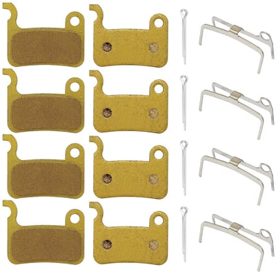 Dailygoods - 4 Paar Gesinterde Metalen Fietsremblokken