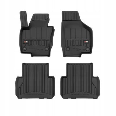 FROGUM ProLine Automatten Set + Kofferbakmat – Perfecte Pasvorm – Duurzaam & Geurloos TPE – SEAT Alhambra II 2010-2020 (7-zits, 3e rij uitgeklapt)