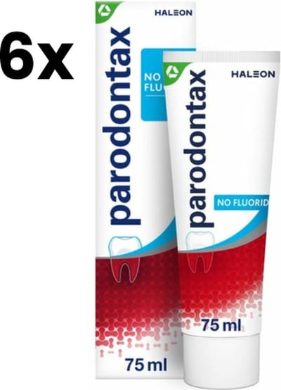 Parodontax - Tandpasta - No Fluoride - 75ml x 6