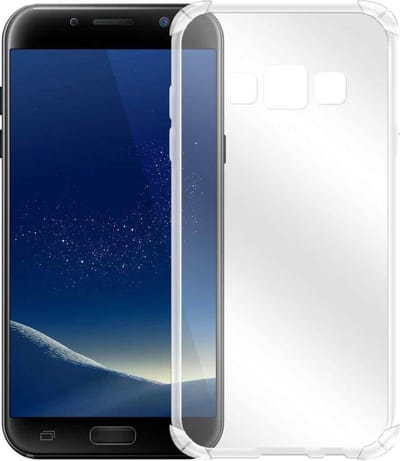 Schokbestendige hoes voor Samsung Galaxy A6 Plus 2018 gemaakt van doorzichtig Shock Proof TPU Siliconen