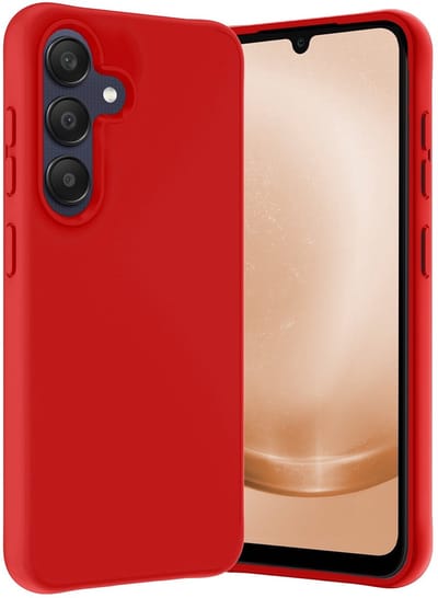 Hoes - Geschikt voor Samsung Galaxy A26 - Sterk & Shockproof - Hoesje Cover - Siliconen Case - Rood