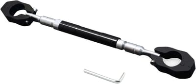 Motorfiets Balansbalk - Verstelbaar Stuur - Motor Stabiliteit - Aluminiumlegering Constructie - 30 cm - Zwart