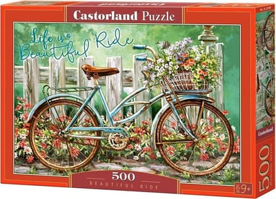 Castorland Beautiful Ride – Puzzel – 500 stukjes – Satijnen afwerking – Perfecte pasvorm – Europese kwaliteit