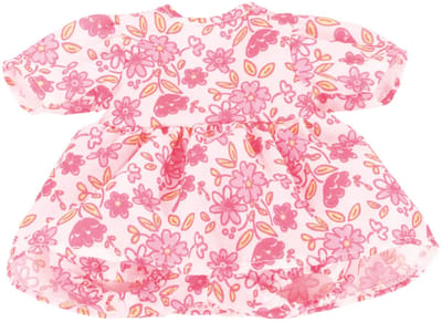 Götz Poppenkleding Roze Jurk met Bloemen 30 - 33 cm