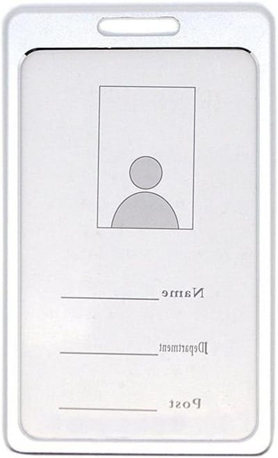 Badgehouder Jojo - Kaarthouder Uitschuifbaar - Veilig Identificeren - Metalen Kaarthouder - 85x54 MM - Blauw