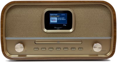 Soundmaster DAB970BRGOLD - Stereo DAB+ radio, CD speler, bluetooth, en USB