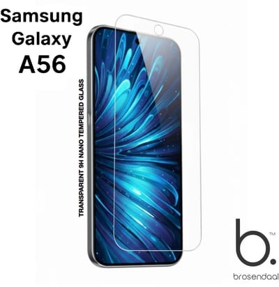 Brosendaal Screenprotector geschikt voor Samsung Galaxy A56 - 9H Nano Coating - Ultradun - Maximaal Kras- en Valbestendig