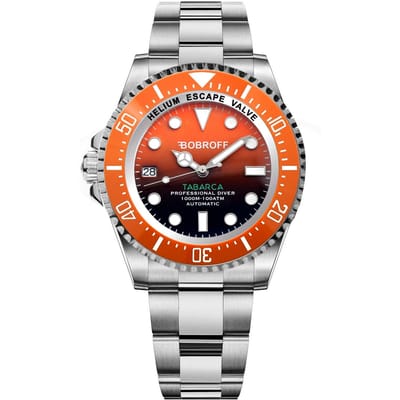 Montre BOBROFF BF0004ibn. Automatique, Couleur orange. Homme. orange
