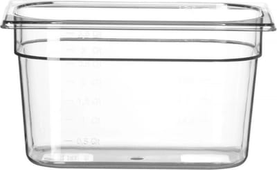 HENDI Gastronorm container – polycarbonaat – 4L – transparant – 265x162x150 mm